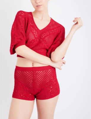 LA PERLA Beyond The Beach knitted top