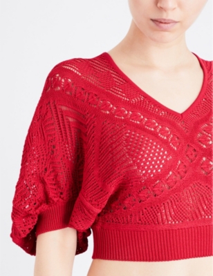 LA PERLA Beyond The Beach knitted top