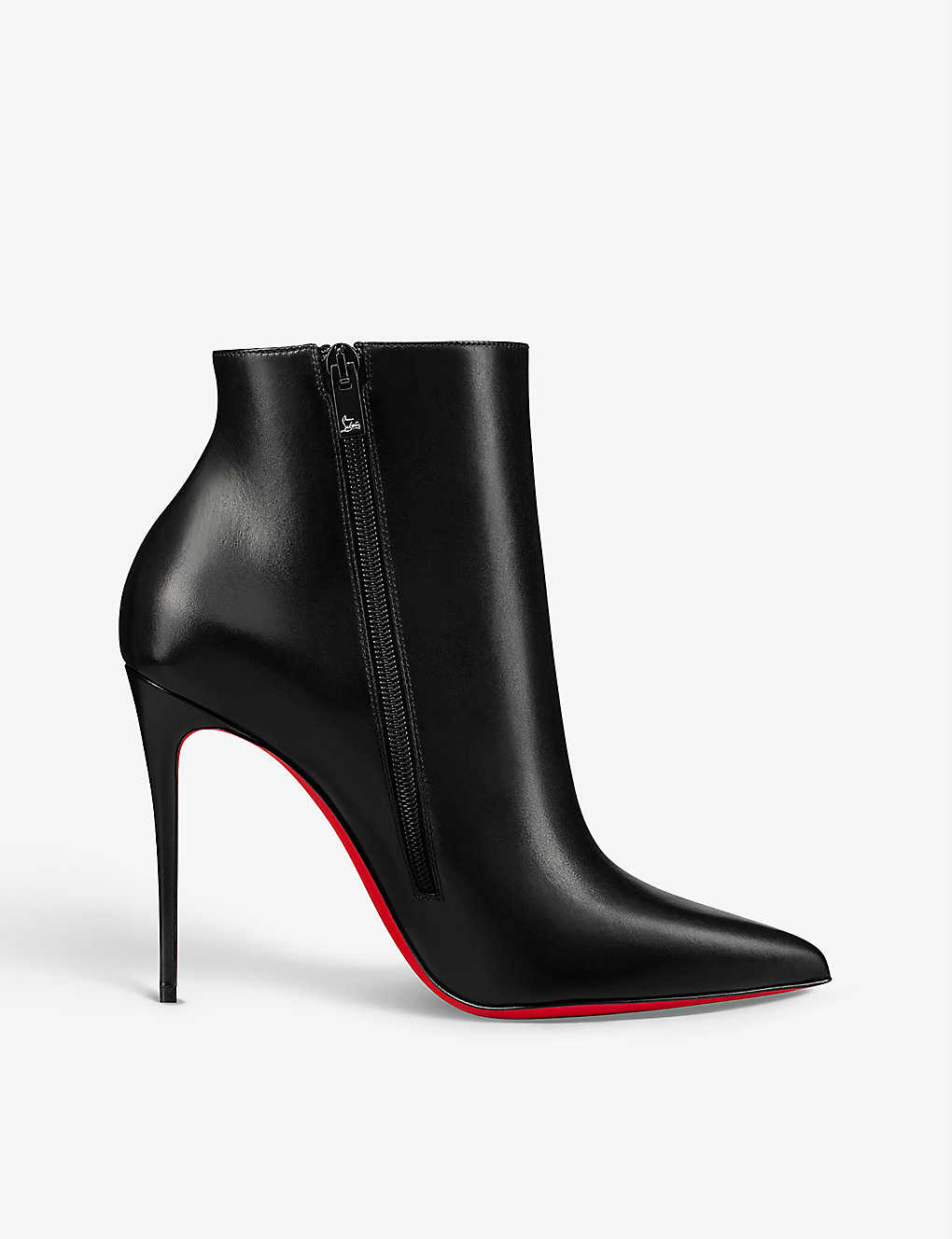 Christian Louboutin Womens Black So Kate Booty 100 Leather Heeled Boots