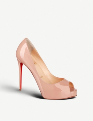 CHRISTIAN LOUBOUTIN New Very Prive 120 patent-leather courts