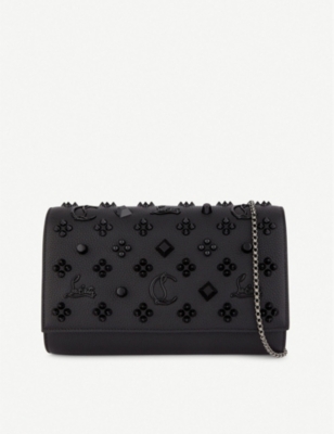 Paloma - Wallet - Grained calf leather - Black - Christian Louboutin