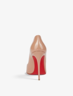 CHRISTIAN LOUBOUTIN WOMENS CHRISTIAN LOUBOUTIN HOT CHICK 100 PATENT-LEATHER COURTS