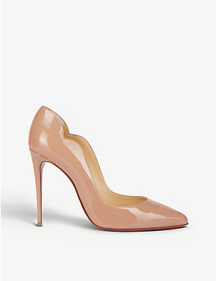CHRISTIAN LOUBOUTIN: Hot chick 100 patent-leather courts