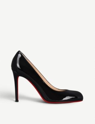 Christian Louboutin Simple Pump Pumps Black Leather 40