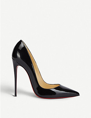 CHRISTIAN LOUBOUTIN: So Kate 120 patent-leather courts