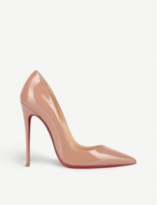 Christian Louboutin Nude So Kate Pumps in Natural