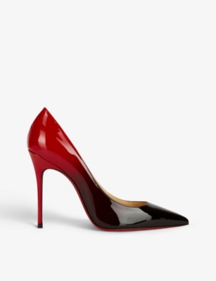 Christian Louboutin Womens Black-red Decollete 554 Degrade 1 In Red | ModeSens