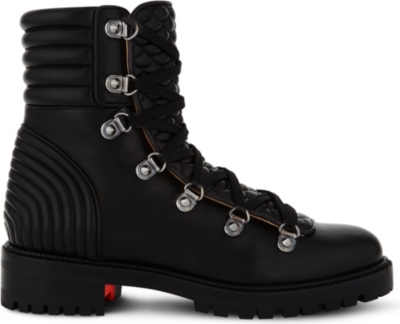 christian louboutin biker boots