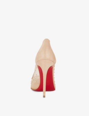 Follies Strass 100 suede courts