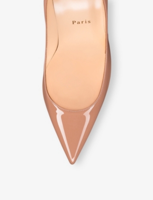 CHRISTIAN LOUBOUTIN: Kate 100 patent-leather courts