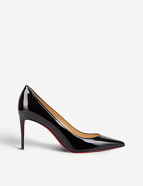 CHRISTIAN LOUBOUTIN: Kate 85 patent-leather courts