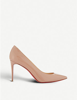 CHRISTIAN LOUBOUTIN: Kate 85 patent-leather courts