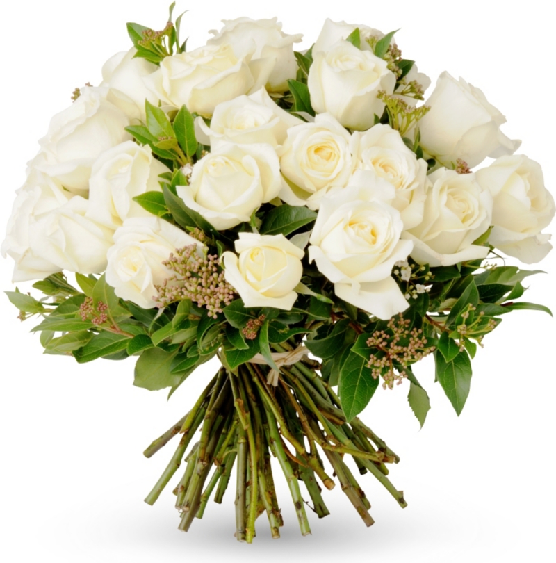 Scented cream hand tied bouquet   THE REAL FLOWER COMPANY   Bouquets 