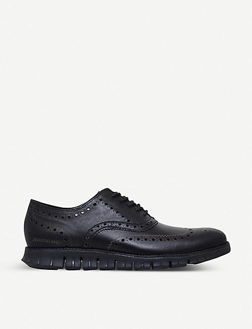 COLE HAAN: ZERØGRAND leather oxford shoes