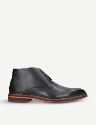 Azzlan leather derby on sale boots