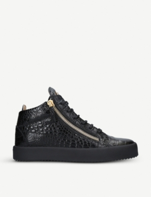 giuseppe zanotti black high tops