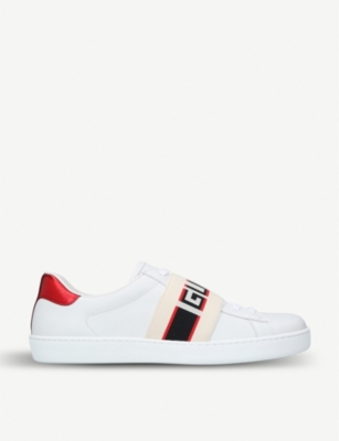 gucci stripe leather sneaker price