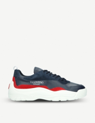 Valentino bansi leather on sale trainers