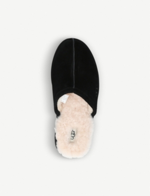 Shop Ugg Men's Black Scuff Sheepskin Slippers