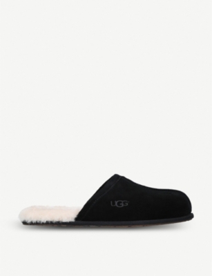 Shop Ugg Men's Black Scuff Sheepskin Slippers