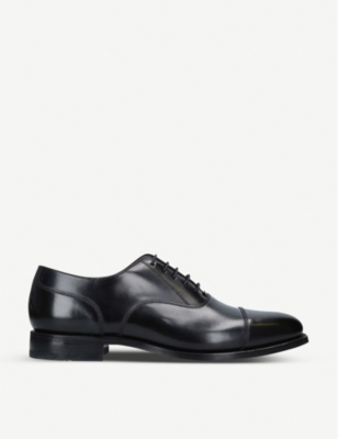 Loake Mens Black 200b Leather Oxford Shoes