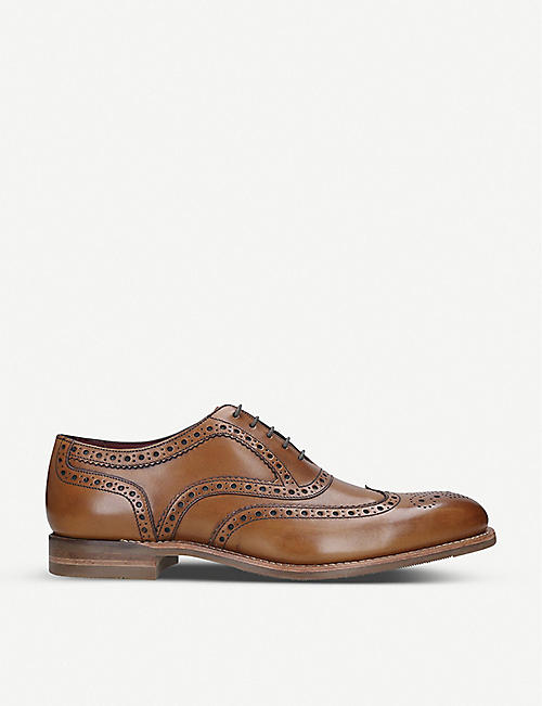 LOAKE: Kerridge leather Oxford shoes