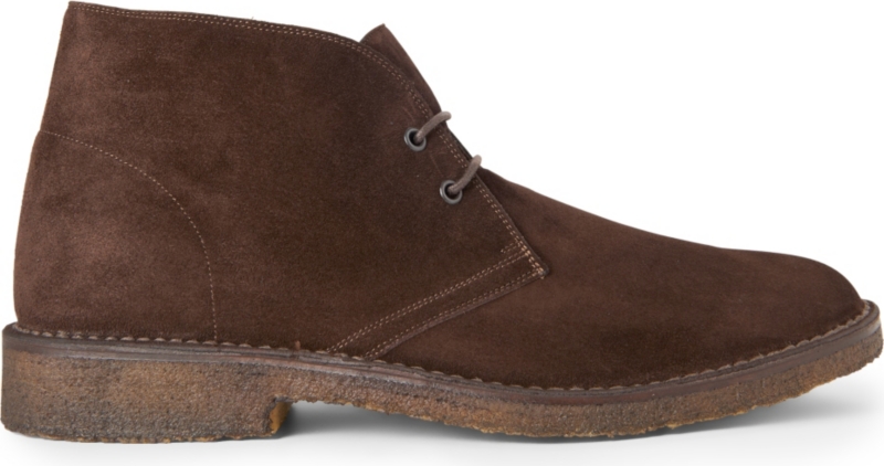 RALPH LAUREN Kelby Split Suede Chukka boots