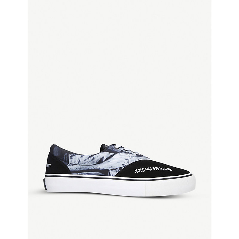 The Soloist Cobain Low-top Canvas Trainers In Black