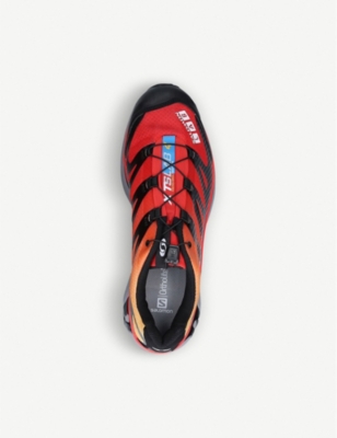 salomon red trainers