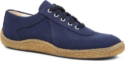 HUSH PUPPIES - Cotton canvas crepe sole trainers | Selfridges.com