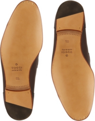 GUCCI New Power Horsebit Web Moccasins