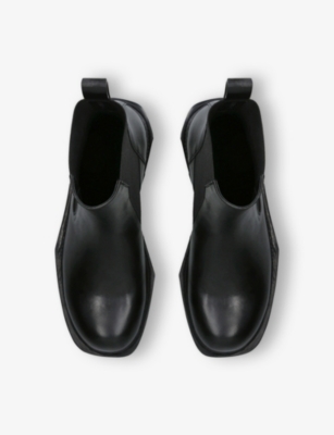 RICK OWENS: Beatle Cyclops Leather Chelsea Boots