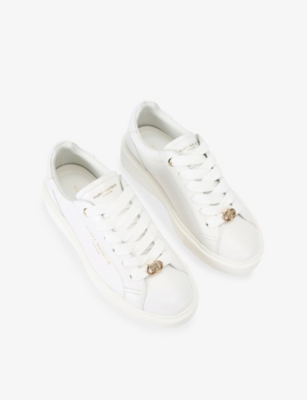 Kurt Geiger Mens White Kaplan Low Tops Eur 45 / 11 Uk In White