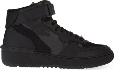 valentino all black trainers