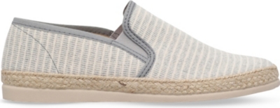 KG KURT GEIGER   Lara striped espadrilles