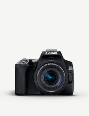 CANON: EOS 250D DSLR and 18-55mm lens kit