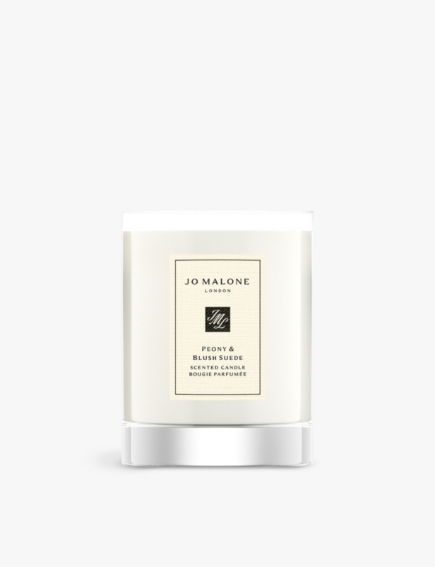 Peony & Blush Suede Travel Candle 65g