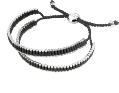 Links Of London Double Wrap Friendship Bracelet Black Selfridges Com