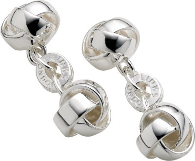 LINKS OF LONDON Knot sterling silver cufflinks