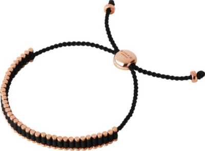 Links Of London 18ct Rose Gold Plated Mini Friendship Bracelet Selfridges Com