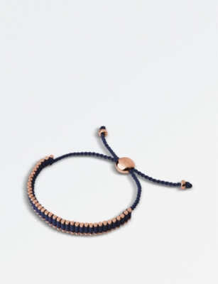 Links Of London Mini 18ct Rose Gold Vermeil Friendship Bracelet Selfridges Com