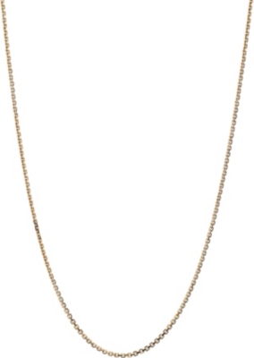 LINKS OF LONDON 18ct gold cable chain necklace Selfridges