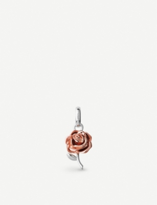 Links Of London Rose Sterling Silver And 18ct Rose Gold Vermeil Charm Selfridges Com