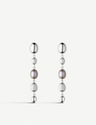 Links Of London Hope Sterling Silver And Pearl Drop Earrings Selfridges Com