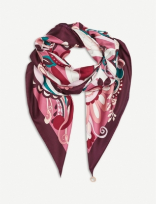 bvlgari silk scarf