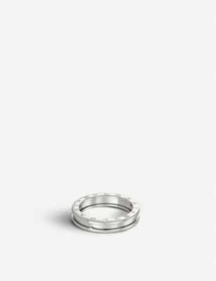 Bvlgari B Zero1 One Band 18ct White Gold Ring Selfridges Com