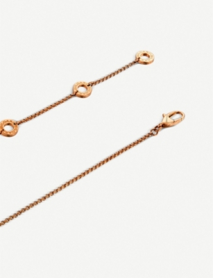 BVLGARI B.zero1 mini 18ct rose-gold and diamond necklace