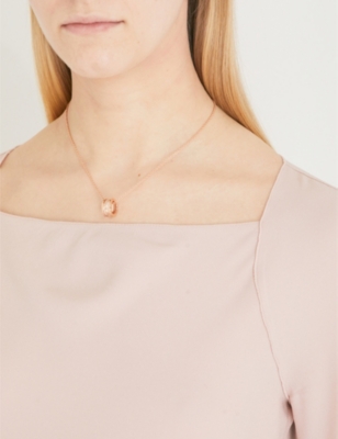 B.Zero1 18ct rose-gold and diamond necklace