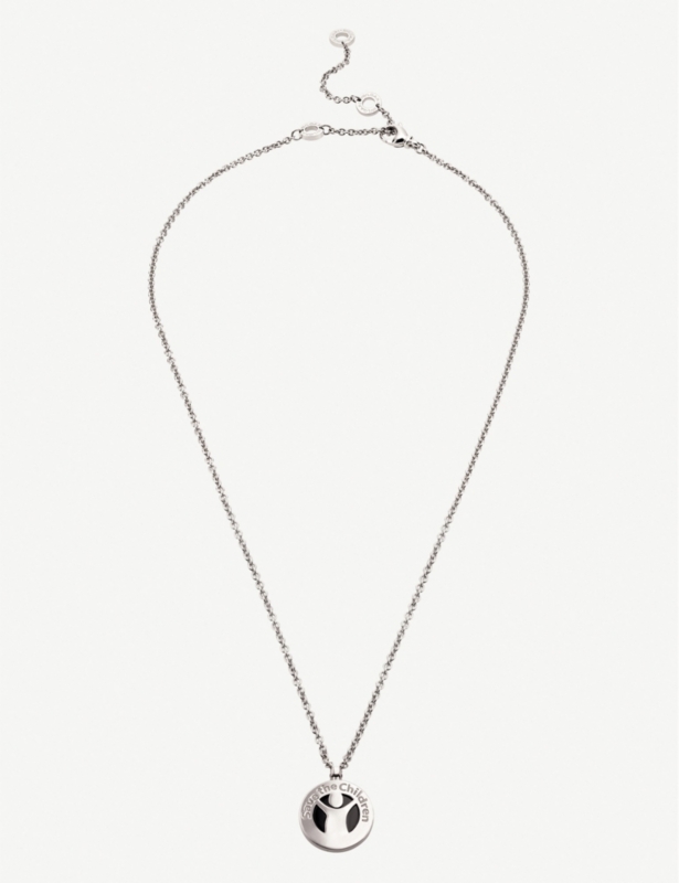 Save The Children sterling-silver, ruby and onyx necklace