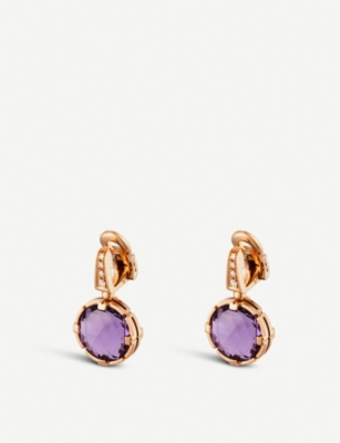 bvlgari amethyst earrings